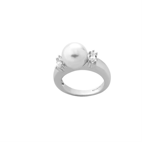09098.01.2.913 Majorica  High Lustre white  prsten 