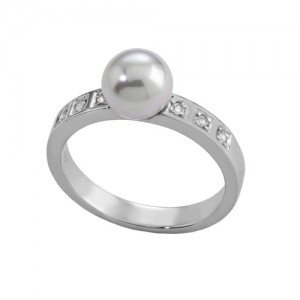 12563.01.2.917  High Lustre white  prsten