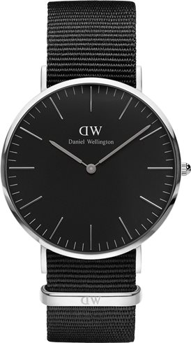 DW00100149 Daniel Wellington Classic Black Cornwall srebrni     