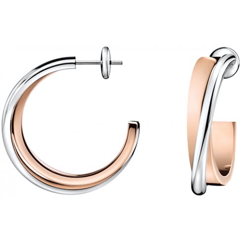 KJ63BE010100 Calvin Klein Jewellery  Coil Earrings