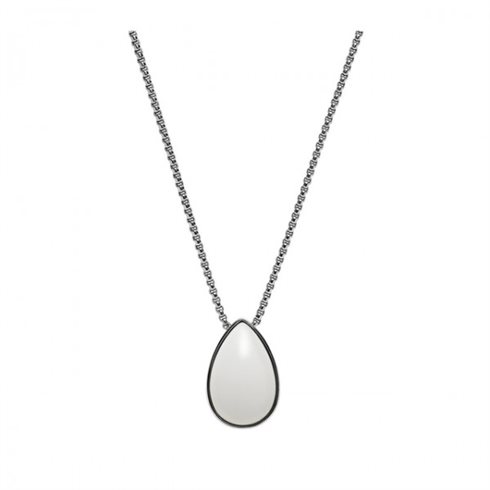 SKJ0669040 Skagen White Sea Glass ogrlica        