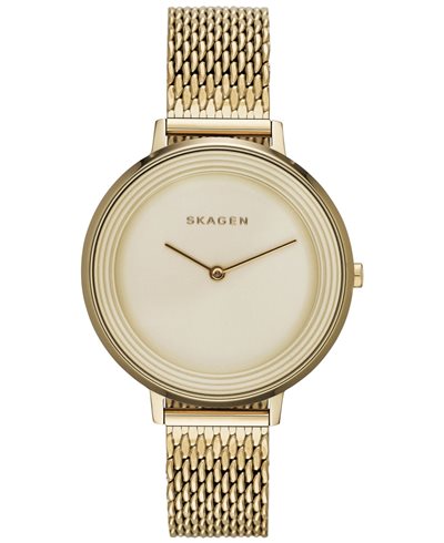 SKW2333 Skagen Ditte Gold Tone        
