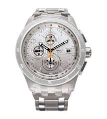 SVGK401G SWATCH MEN'S SILVER CLASS AUTOMATIC CHRONOGRAPH WATCH
