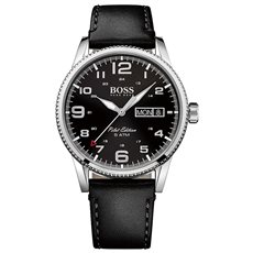 1513330 HUGO BOS Stainless Steel Leather Strap Pilot Edition  ručni sat