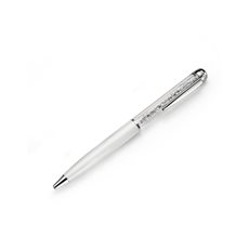 57004.WHI Oliver Weber Crystal Luxury Pen white       