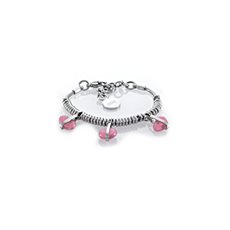 9980298/PK STORM NAKIT-Baril Heart Bracelet Pink