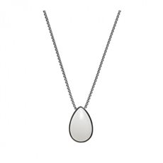 SKJ0669040 Skagen White Sea Glass ogrlica        