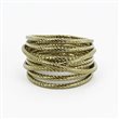 99751/GD STORM NAKIT-Cartel Twist Ring Gold