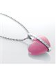 9980270/PK STORM NAKIT-Baril Heart Pendant Pink