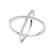 MKJ4136040 MICHAEL KORS SILVER CRISS-CROSS PRSTEN